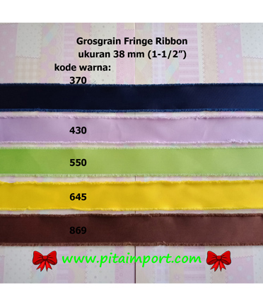 Grosgrain Fringe Ribbon ukuran 3,8 cm (1-1/2″) page 3